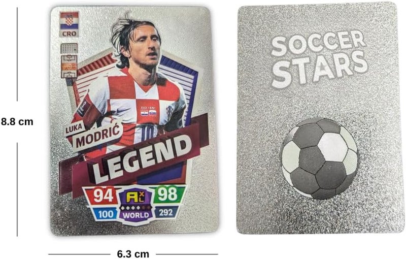 SUPERUS Soccer Trading Cards 2025-26 | 3 Packs - 33 Collectible Cards for Fans & Players Black, Gold & Silver Soccer Mystery Cards Packs Different Cards in Each Set - Try & Collect Them All - Image 4